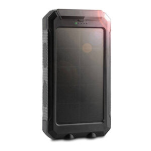 Power Bank Solar Muvit 10000mAh USB 2 puertos 2A + 2A cable USB-Micro USB Usado