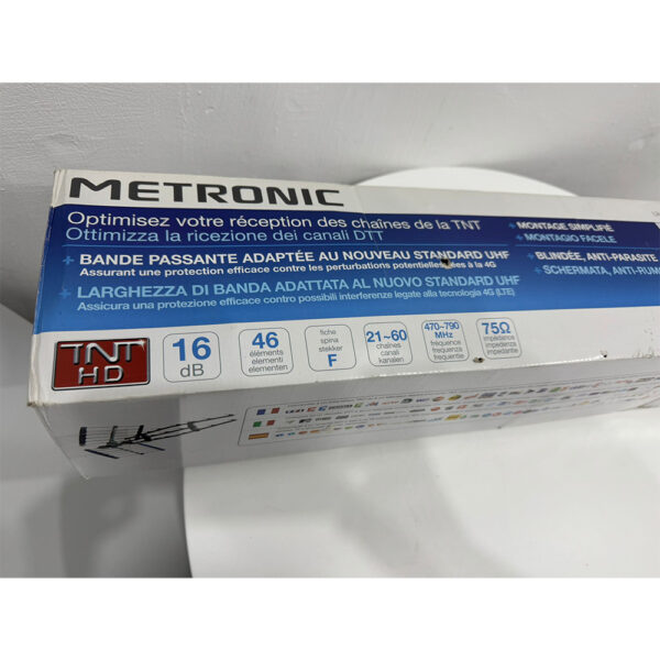Antena TV Exterior Metronic 415045 triple 26dB + filtro 4G - Imagen 4