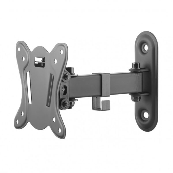 Soporte de TV Metronic 451055 inclinable giratorio y plegable de 13" a 28" negro - Imagen 3