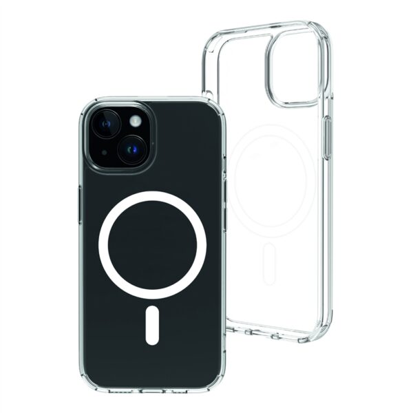 Funda Muvit Recycletek Magsafe Transparente para iPhone 15 - Imagen 3