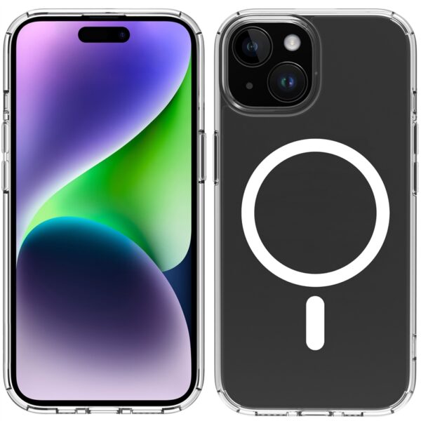 Funda Muvit Recycletek Magsafe Transparente para iPhone 15 - Imagen 4