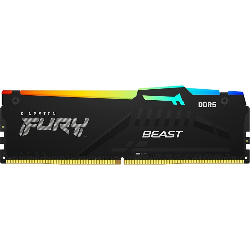 Módulos de memoria RAM Kingston FURY Beast RGB DDR5 6000MHz 16GB 2x8GB CL36 - Imagen 3