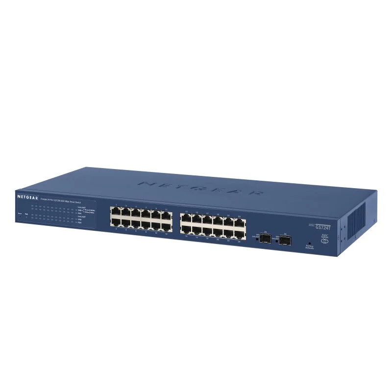 Netgear GS724T-400EUS Switch Ethernet Gigabit Smart de 26 Puertos GS724Tv4 - Imagen 3