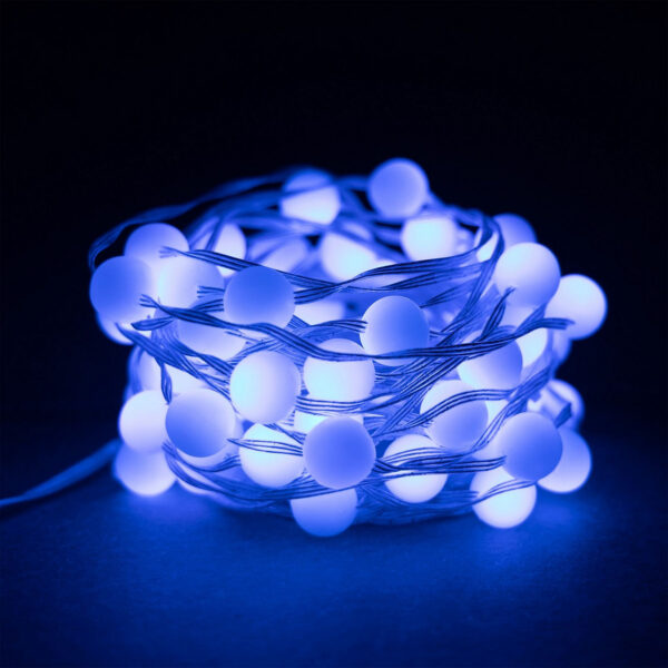 Muvit iO Guirnalda Outdoor WiFi Dreamcolor Mini Globo RGB 10m Usada - Imagen 5
