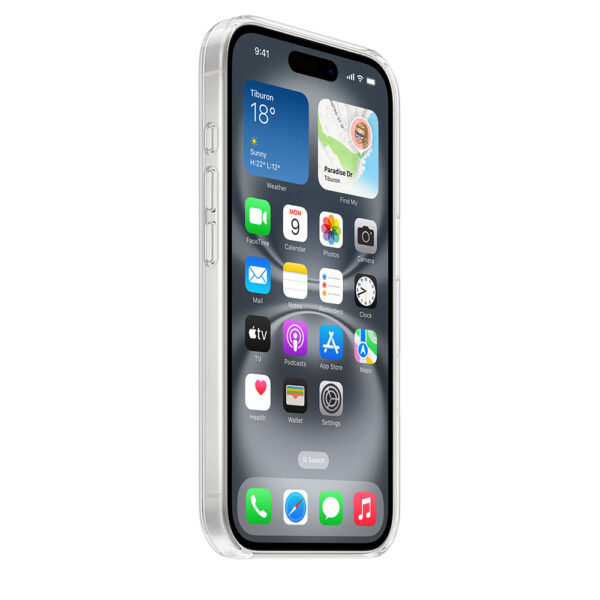 Funda original Apple con MagSafe para Apple iPhone 16 transparente Usada - Imagen 2