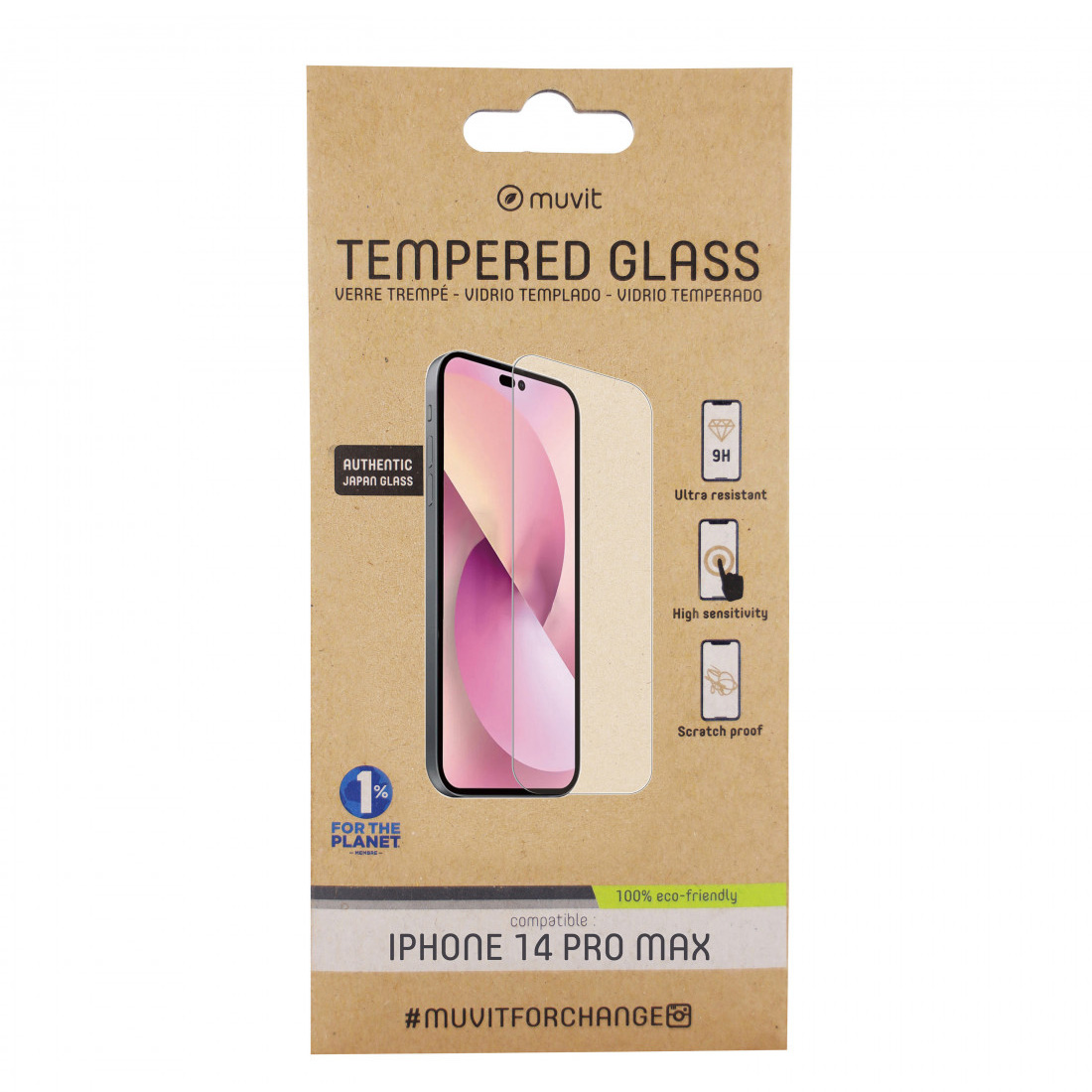 Funda + Protector de Pantalla Muvit for Change para Apple iPhone 14 Pro Max - Imagen 3