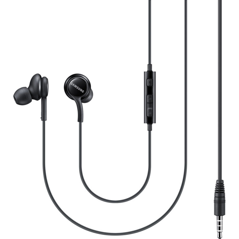 Auriculares de botón Samsung EO-IA500BBEGWW cable jack 3,5mm negros