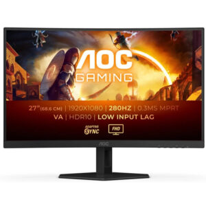 Monitor AOC Gaming C27G4ZXE 27" LED Fast VA FullHD 280Hz 1ms Curvo