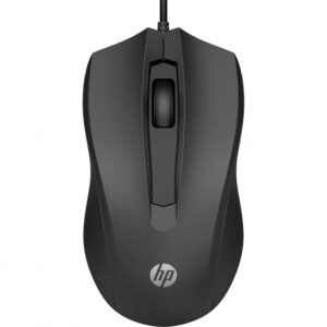 Ratón HP Wired 100 1600 DPI Negro
