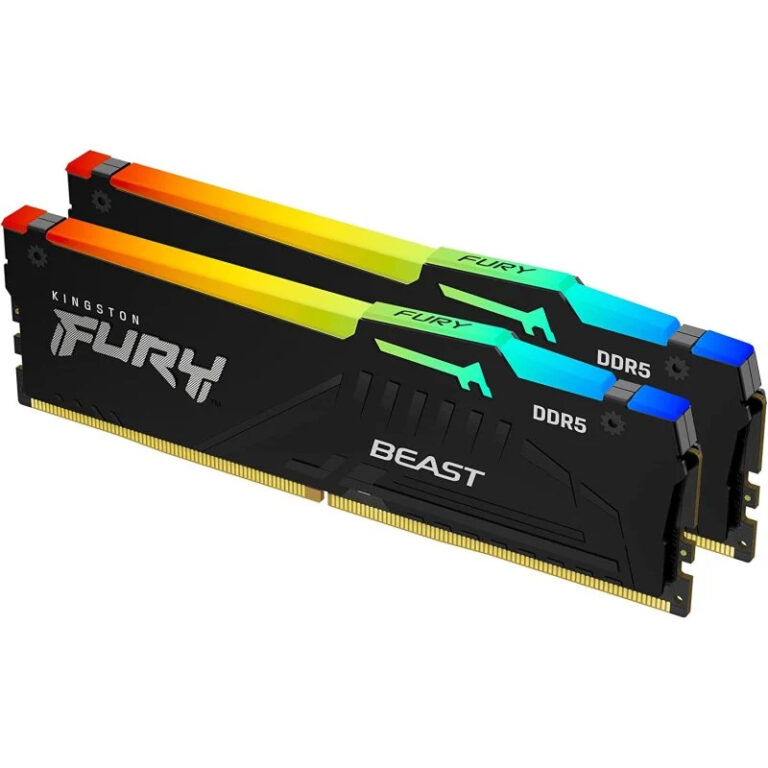 Módulos de memoria RAM Kingston FURY Beast RGB DDR5 6000MHz 16GB 2x8GB CL36