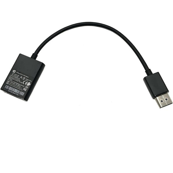 Adaptador HP DisplayPort a VGA 20,3 cm compatible con Windows y Chrome OS