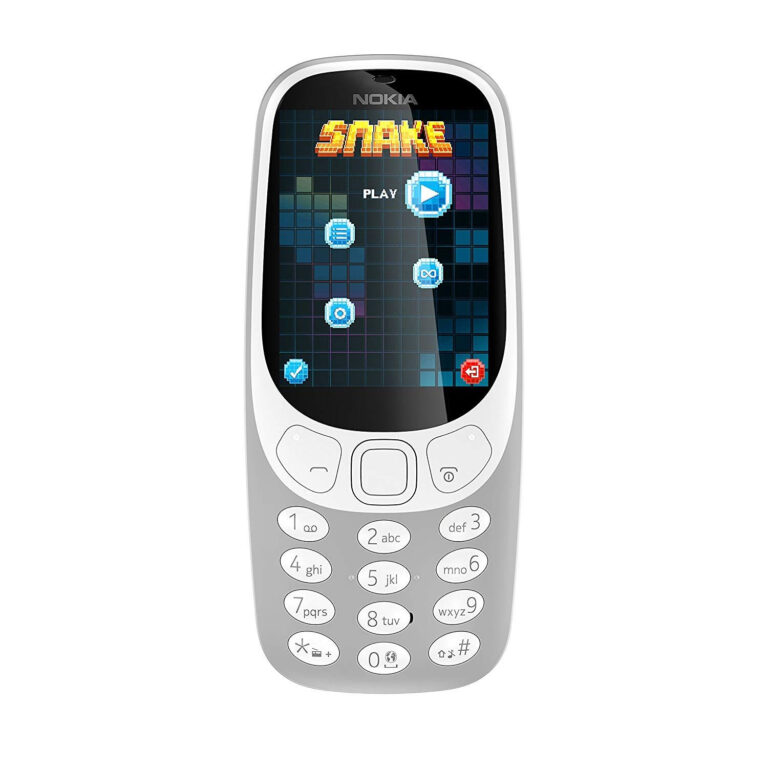 Teléfono Móvil Nokia 3310 2,4" Gris Libre Usado *Batería ligeramente hinchada*