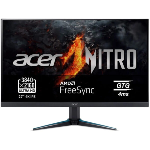 Monitor Acer Gaming Nitro VG270K L 27" LED IPS UltraHD 4K HDR10 FreeSync Usado