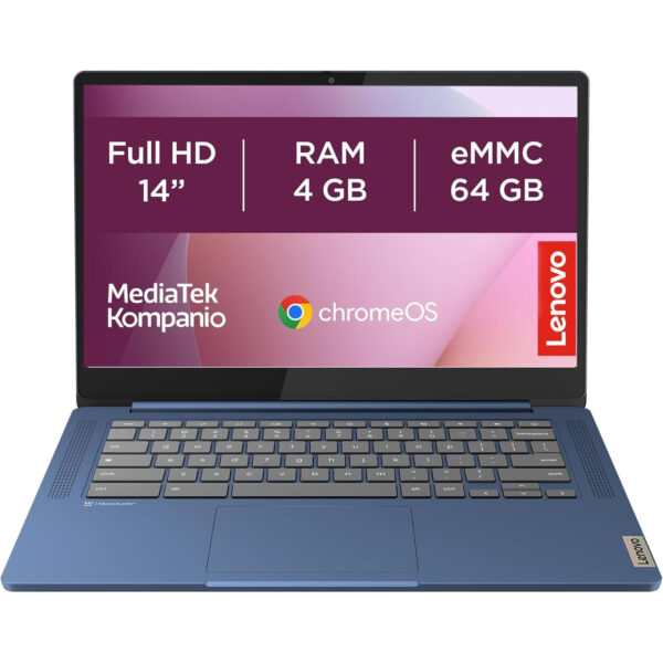 Lenovo IdeaPad Slim 3 14M868 MediaTek 520 14" FullHD 4GB/64GB eMMC ChromeOS Azul