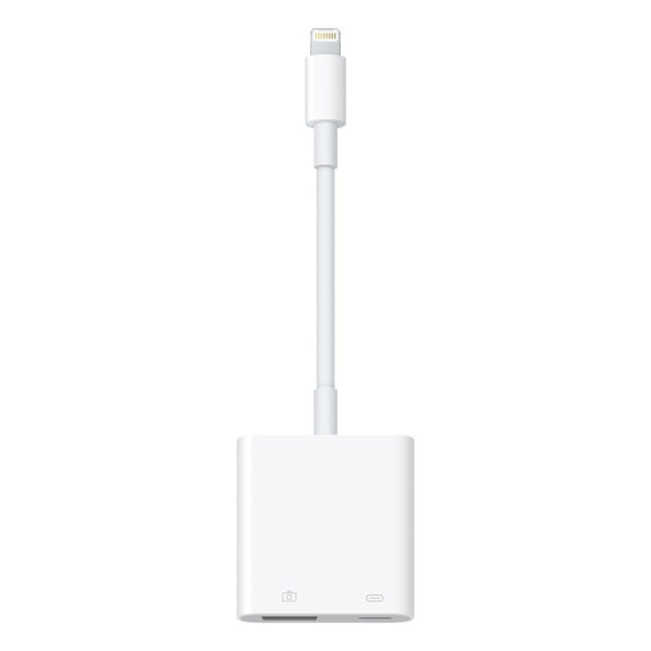 Adaptador Original Apple a USB 3.0 y Camera Adapter MK0W2ZM/A Blanco