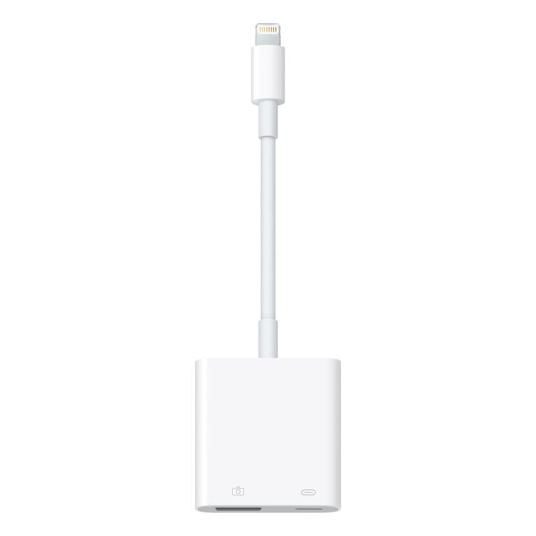 Adaptador Original Apple a USB 3.0 y Camera Adapter MK0W2ZM/A Blanco