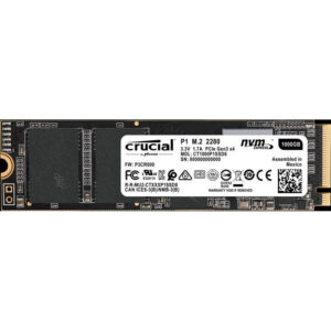 Disco Duro Crucial P1 SSD 1TB 3D NAND NVMe PCIe M.2 Usado