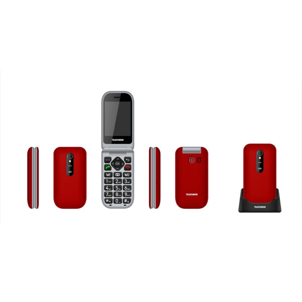 Teléfono Móvil Telefunken Libre S450 2G 2.8" Rojo - Imagen 6