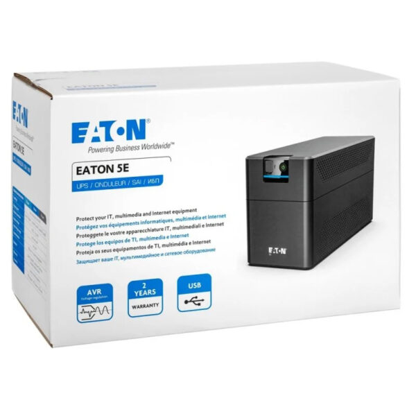 SAI EATON 5E Gen2 1600 USB 1600VA 900W con 6 Salidas AC Tipo C13 Acoplador Usado - Imagen 5