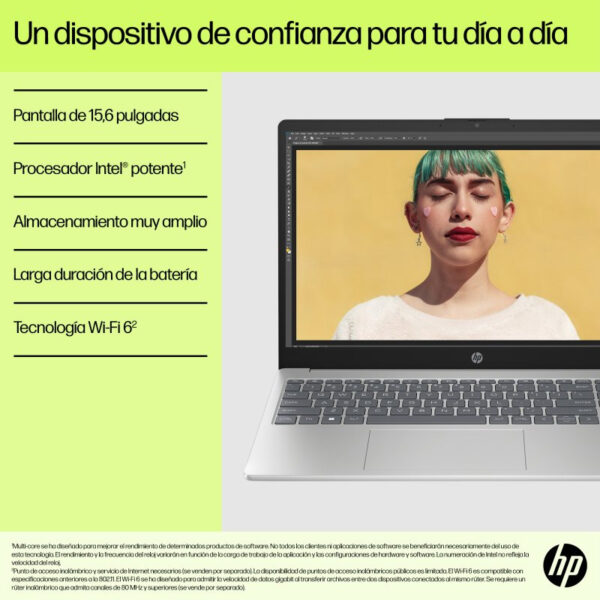 Portátil HP 15-FD0057NS Intel Core i7-1355U/8GB/512GB SSD/15.6" Sin S.O Usado - Imagen 6