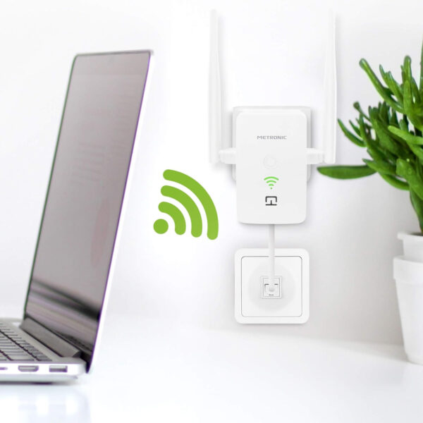 Repetidor señal WiFi 1200mbps Metronic 495439 2.4GHz/5GHz - Imagen 5
