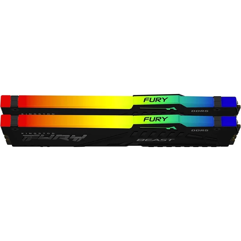 Módulos de memoria RAM Kingston FURY Beast RGB DDR5 6000MHz 16GB 2x8GB CL36 - Imagen 2