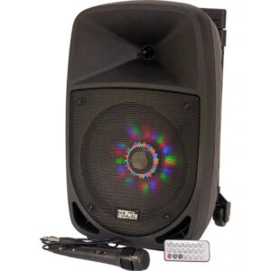 Altavoz portátil Party Light&Sound batería de 8" con bluetooth usb micro y mando
