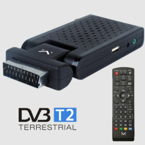 Mini Decodificador Majestic DEC 663N Digital Terrestre DVB-T/T2 HD SCART/HDMI