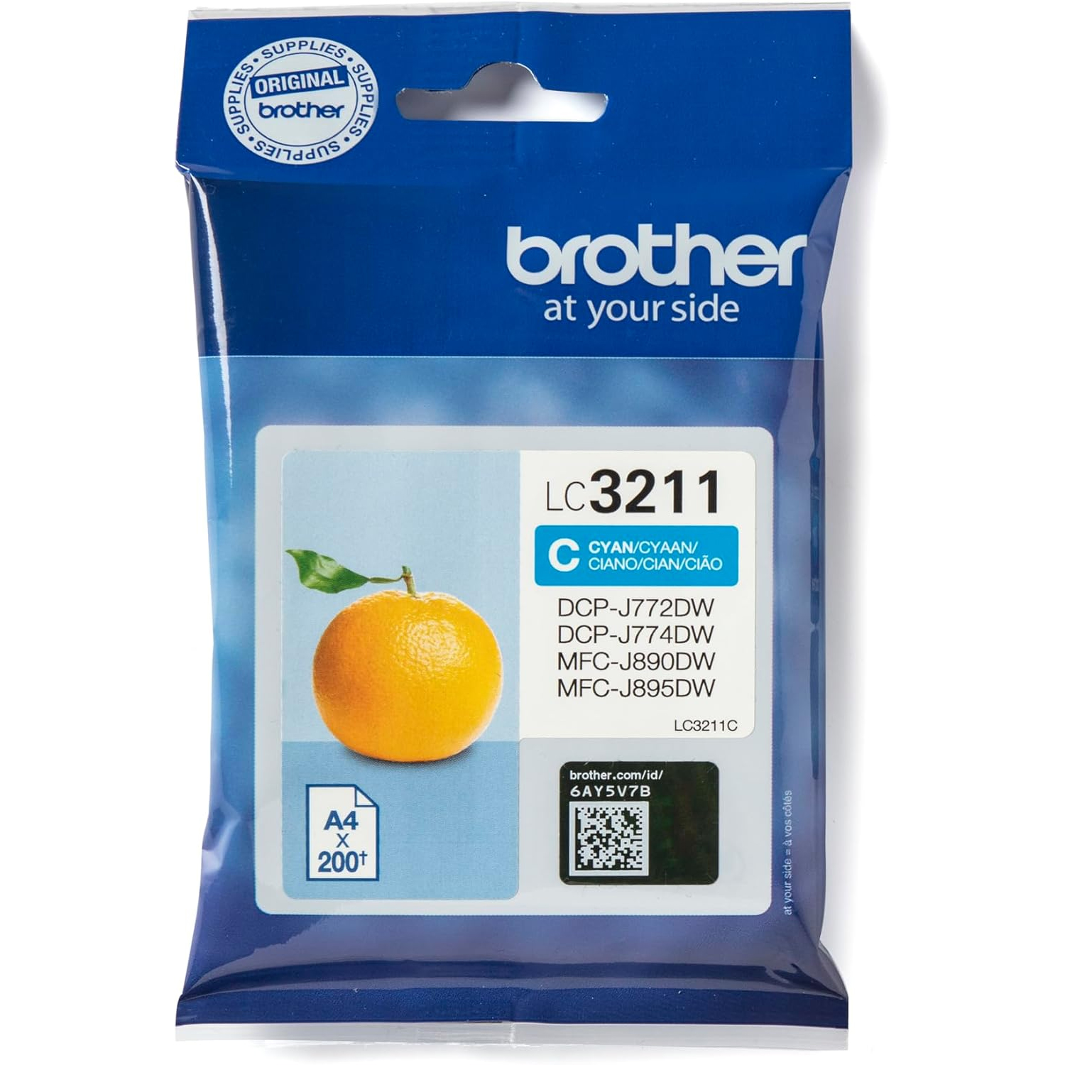 Cartucho de tinta Original Brother LC3211 cian 200 páginas