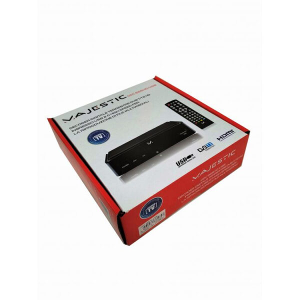 Decodificador Digital terrestre Majestic DEC 665 DVB-T/T2 HD USB - Imagen 4
