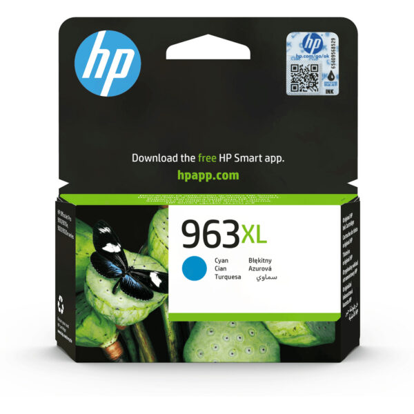 Cartucho Tinta Original HP 963XL Alta Capacidad Cian