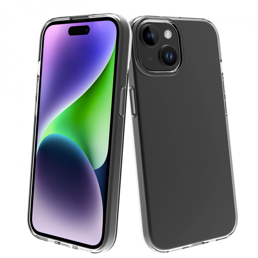 Funda Muvit for change para Apple iPhone 15 recycletek transparente