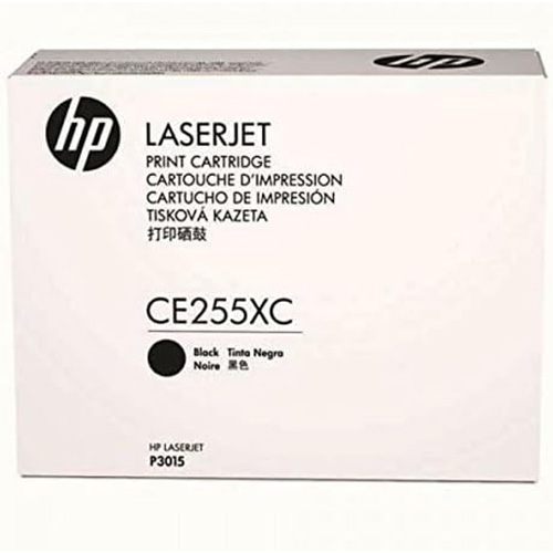 Cartucho de tóner original HP CE255XC 12.500 páginas negro