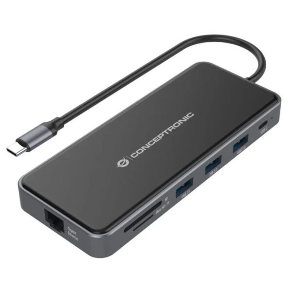 Conceptronic Docking 12 en 1 USB 3.2 Gen 100W  PD Usado *Sin embalaje original*