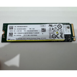 Unidad de estado solido SSD SK Hynix 512GB PCI-E M.2 2280 NVMe