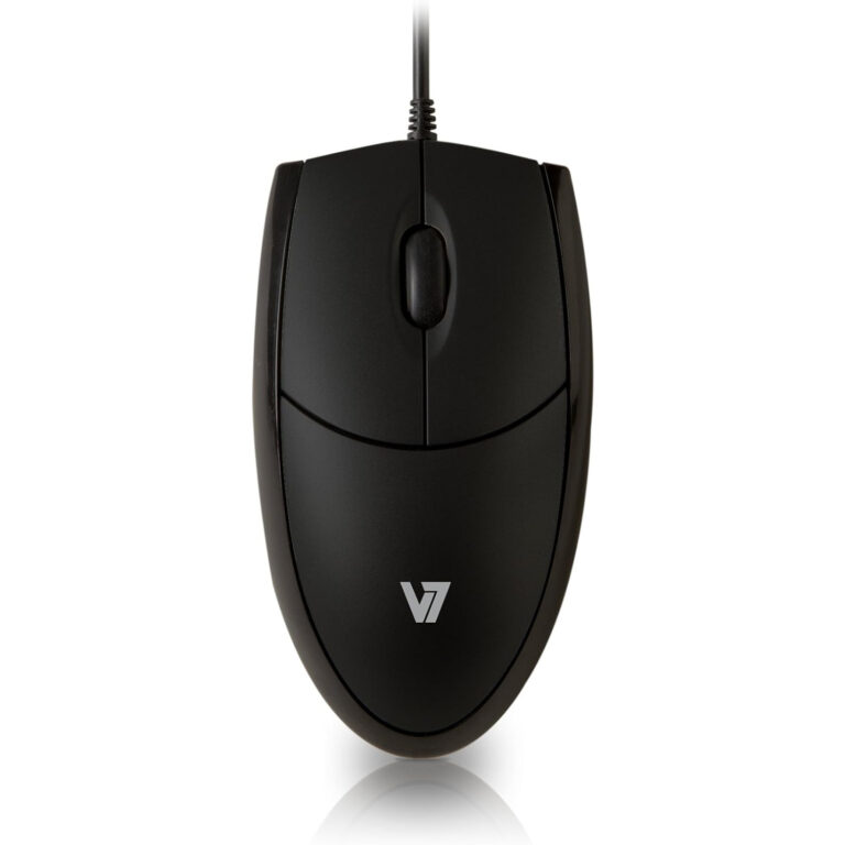 Ratón V7 USB Óptico MV3000010-BLK-5E 1000ppp