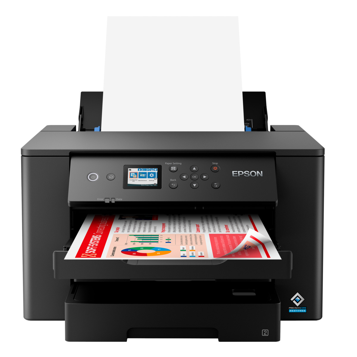 Impresora de inyección de tinta monofunción EPSON WorkForce WF-7310DTW A3+ Usada - Imagen 2