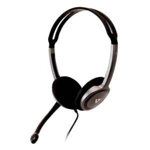 Auriculares con Micrófono V7 HA212-2EP Negro/Plata (NUEVO)