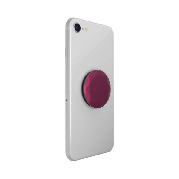 PopSockets Soporte Adhesivo Metalic Diamond Plum Berry - Imagen 6