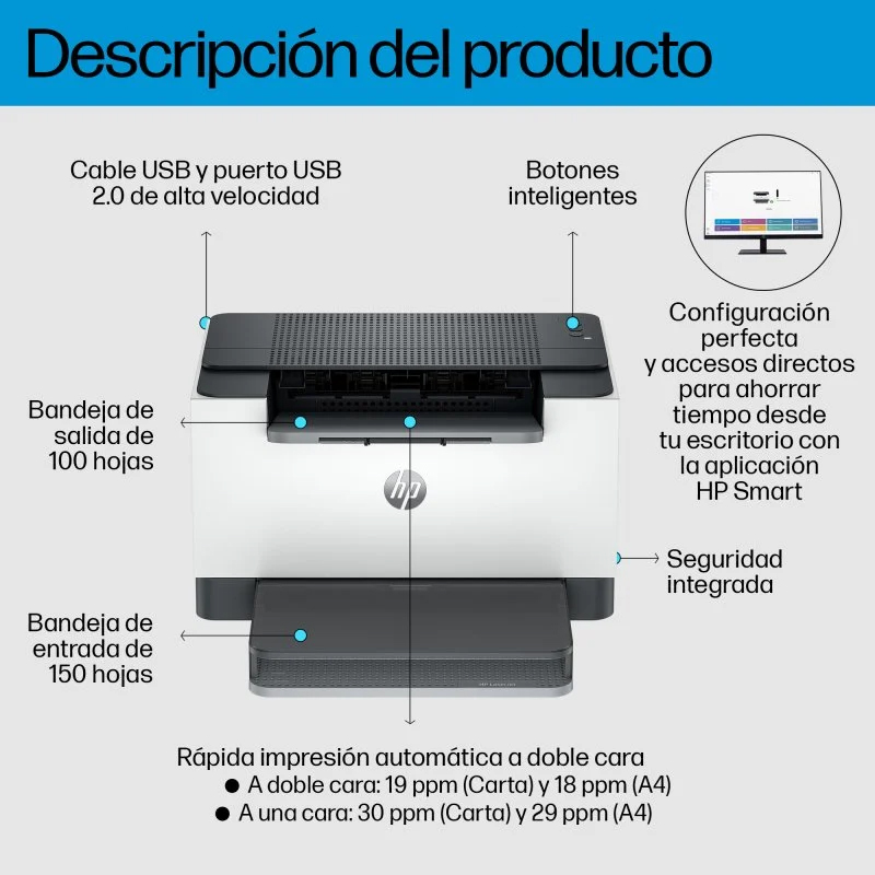 HP Laserjet M209d Impresora Láser Monocromo Duplex - Imagen 9