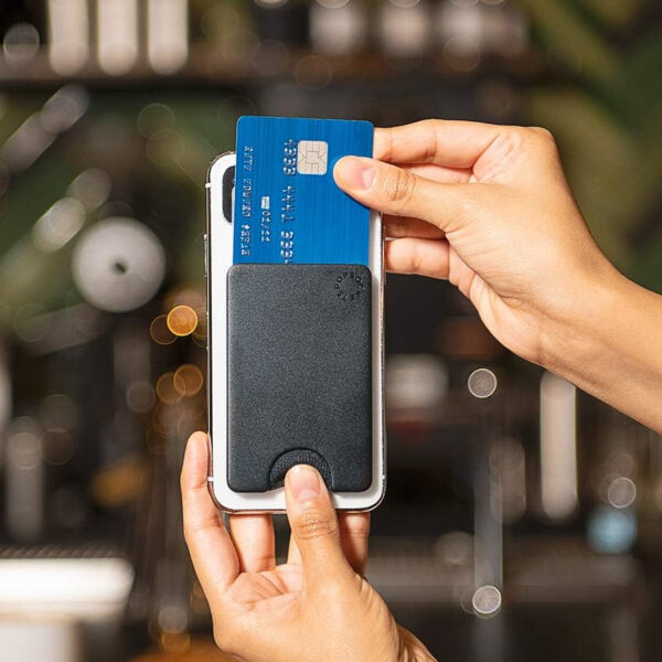 PopSockets Cartera oficial Popwallet adhesivo Blue Galaxy - Imagen 2