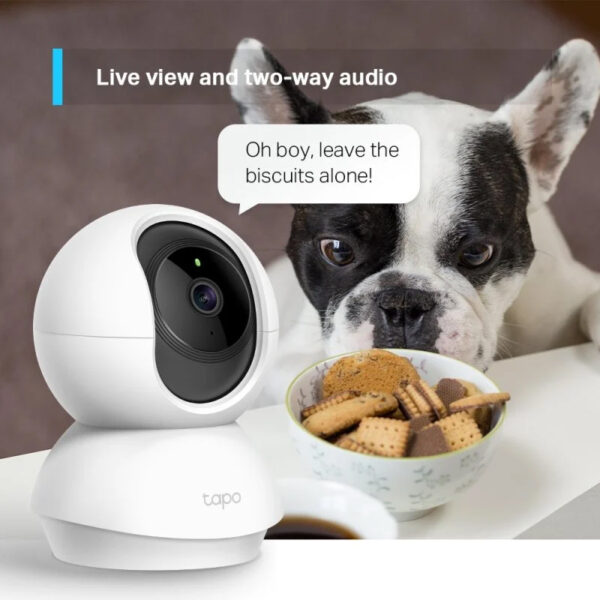 Cámara de vigilancia TP Link Tapo Wi-Fi de 360 Grados con Vista 2K 3MP Usado * - Imagen 3