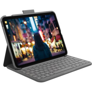 Logitech Slim Folio Funda Gris con Teclado para iPad 10th Generación