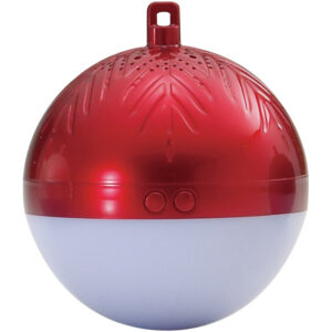 Altavoz portátil Conceptronic Bluetooth Tariq Bola De Navidad Con Luz LED roja