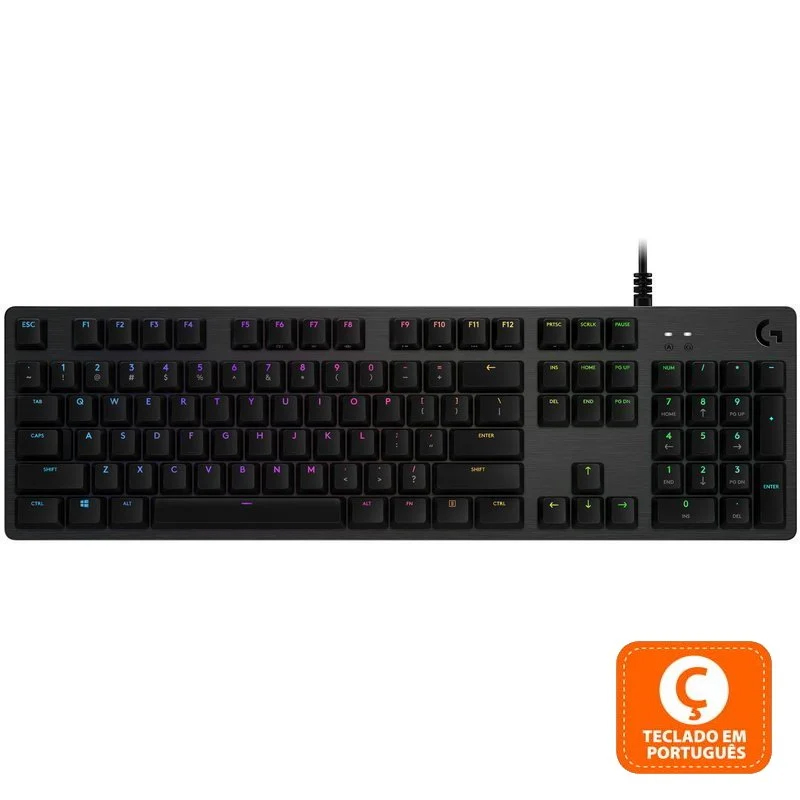 Teclado Mecánico Logitech G512 Carbon Gaming RGB GX Brown Usado **En Portugués**