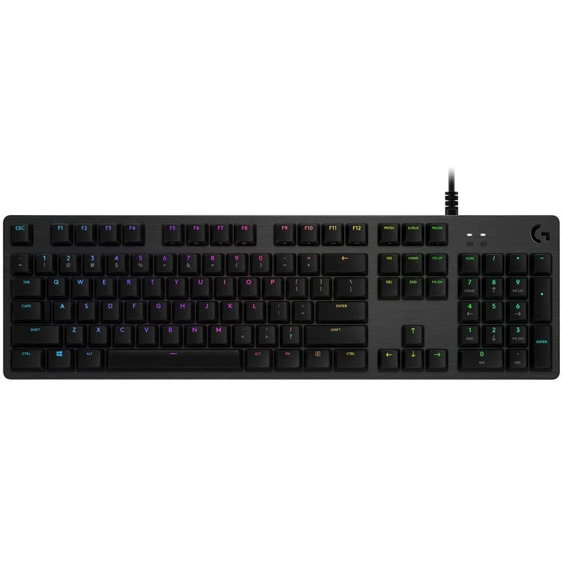 Teclado Mecánico Logitech G512 Carbon Gaming RGB GX Brown *Falla luminosidad*