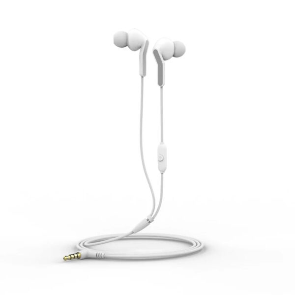 Auriculares estéreo Muvit for Change E57 3.5mm Blanco - Imagen 2
