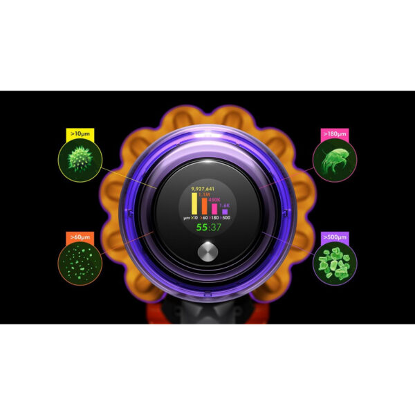 Aspirador escoba Dyson V15 Detect Absolute Amaríllo/Níquel Usado - Imagen 5