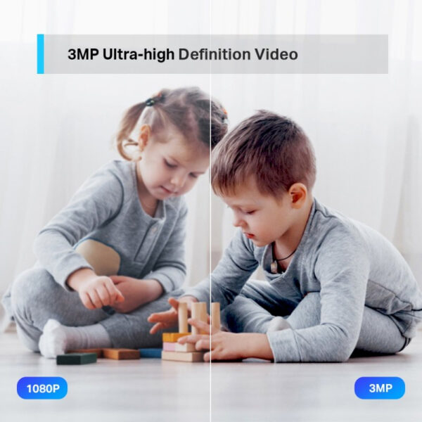 Cámara de vigilancia TP Link Tapo Wi-Fi de 360 Grados con Vista 2K 3MP Usado * - Imagen 4