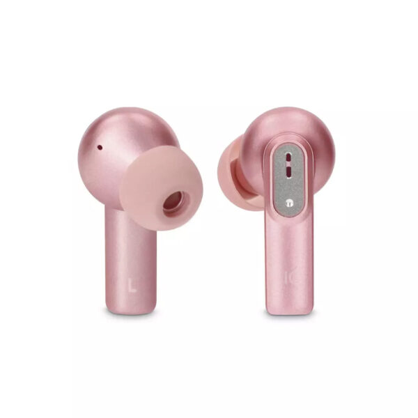 Auriculares Ksix Spark Inalámbricos estuche metálico rosa - Imagen 2
